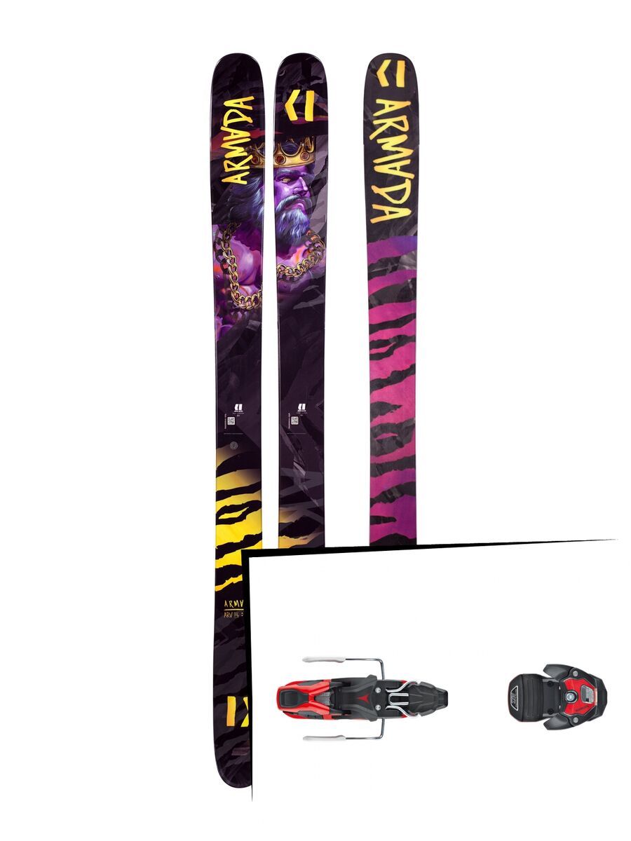 Set: Armada Arv 116 JJ 2019 + Atomic Warden MNC 11 black/red - Bild 1