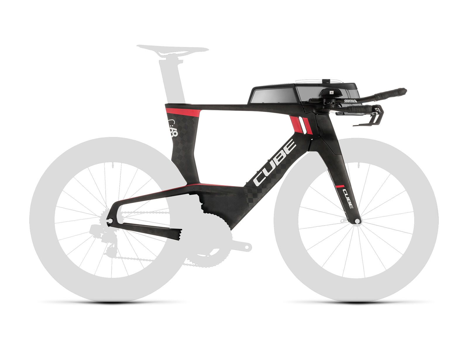 Cube Aerium C:68 Frameset Low, carbon´n´red - Bild 1