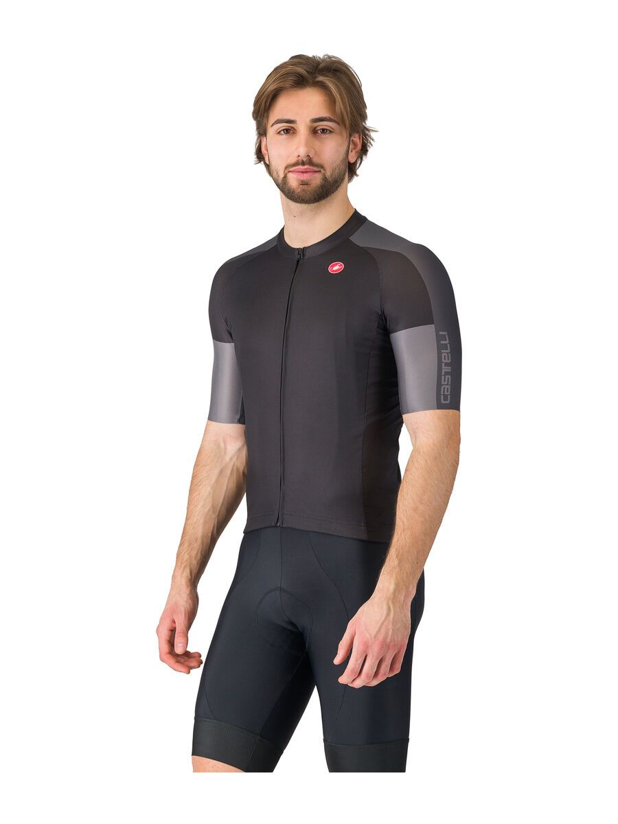 Castelli Entrata 6 Jersey, light black/dark gray-smoky gr - Bild 1