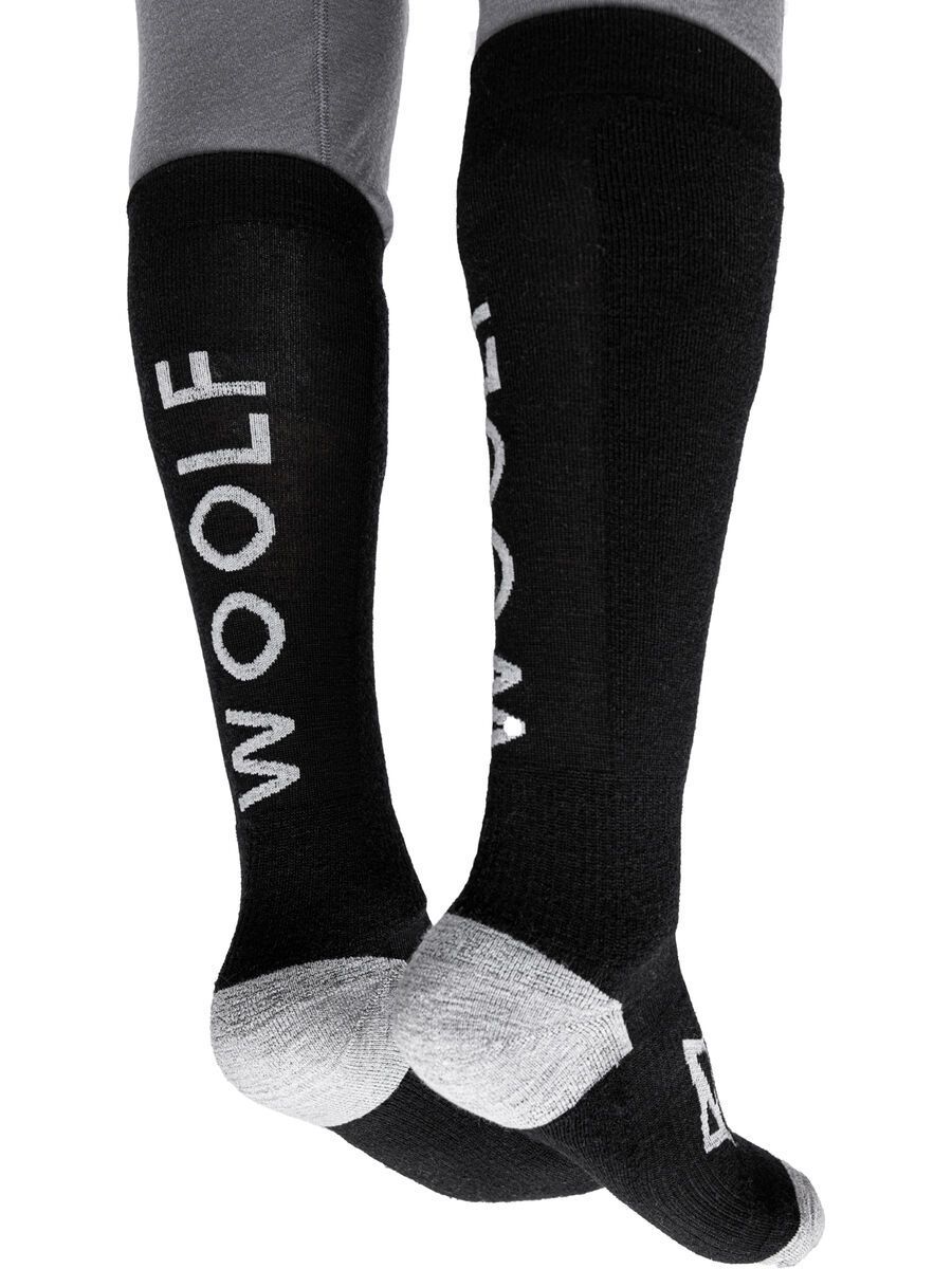 Woolf Merino Ulsaak Tech Sock, black - Bild 6