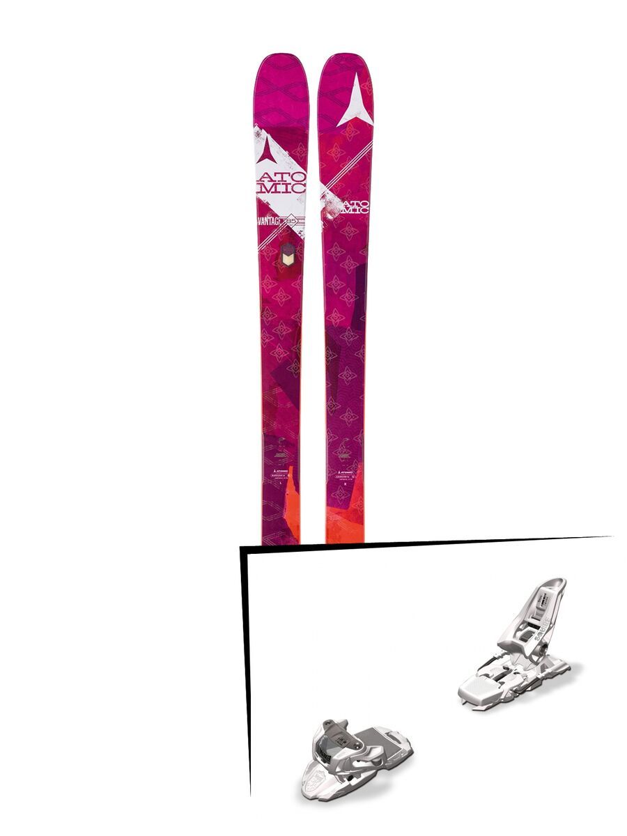 Set: Atomic Vantage 85 W 2017 + Marker Squire 11 90 mm, white - Skiset - Bild 1