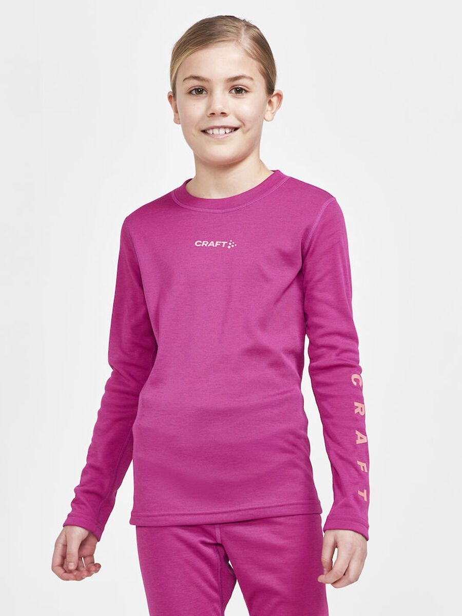 Craft Core Warm Baselayer Set Junior, roxo-coral - Bild 4