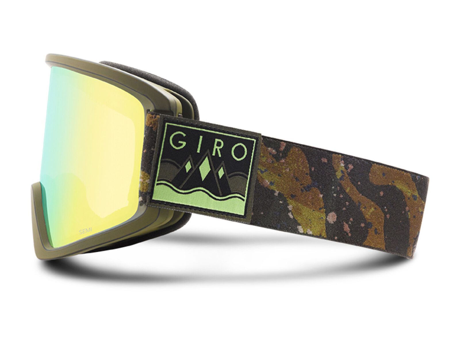 Giro Semi inkl. Wechselscheibe, mil spec olive/camo captain, loden yellow/yellow - Bild 3