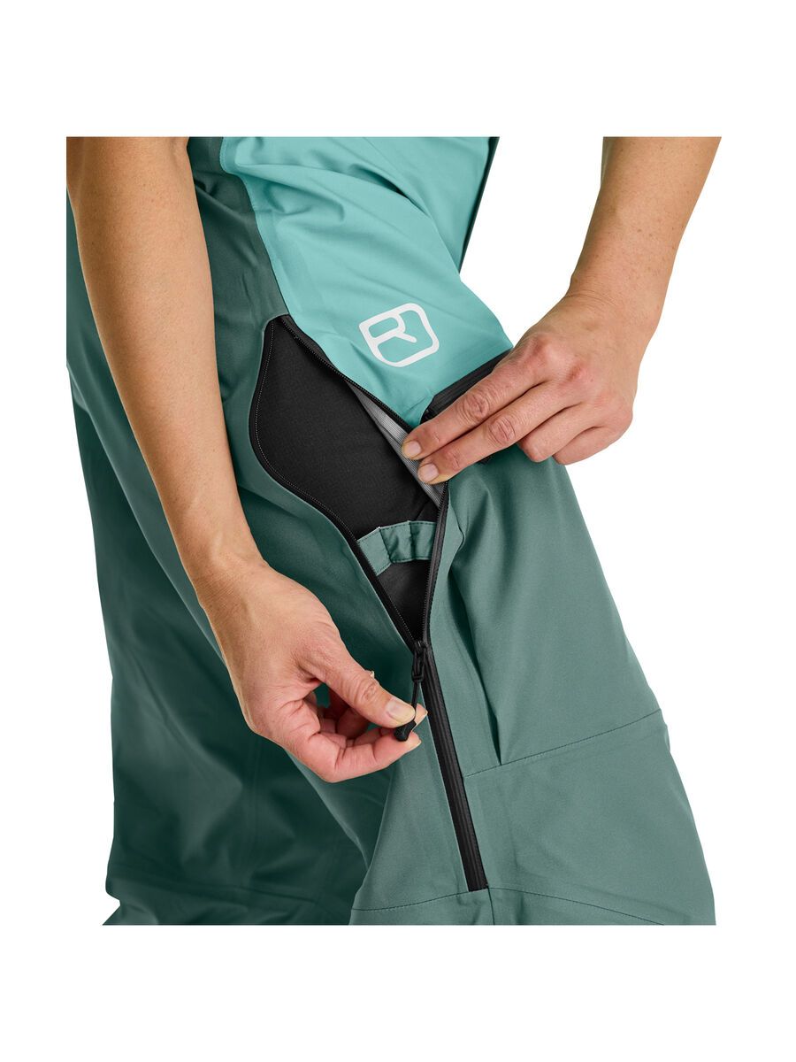 Ortovox 3L Ravine Shell Pants W, arctic grey - Bild 6