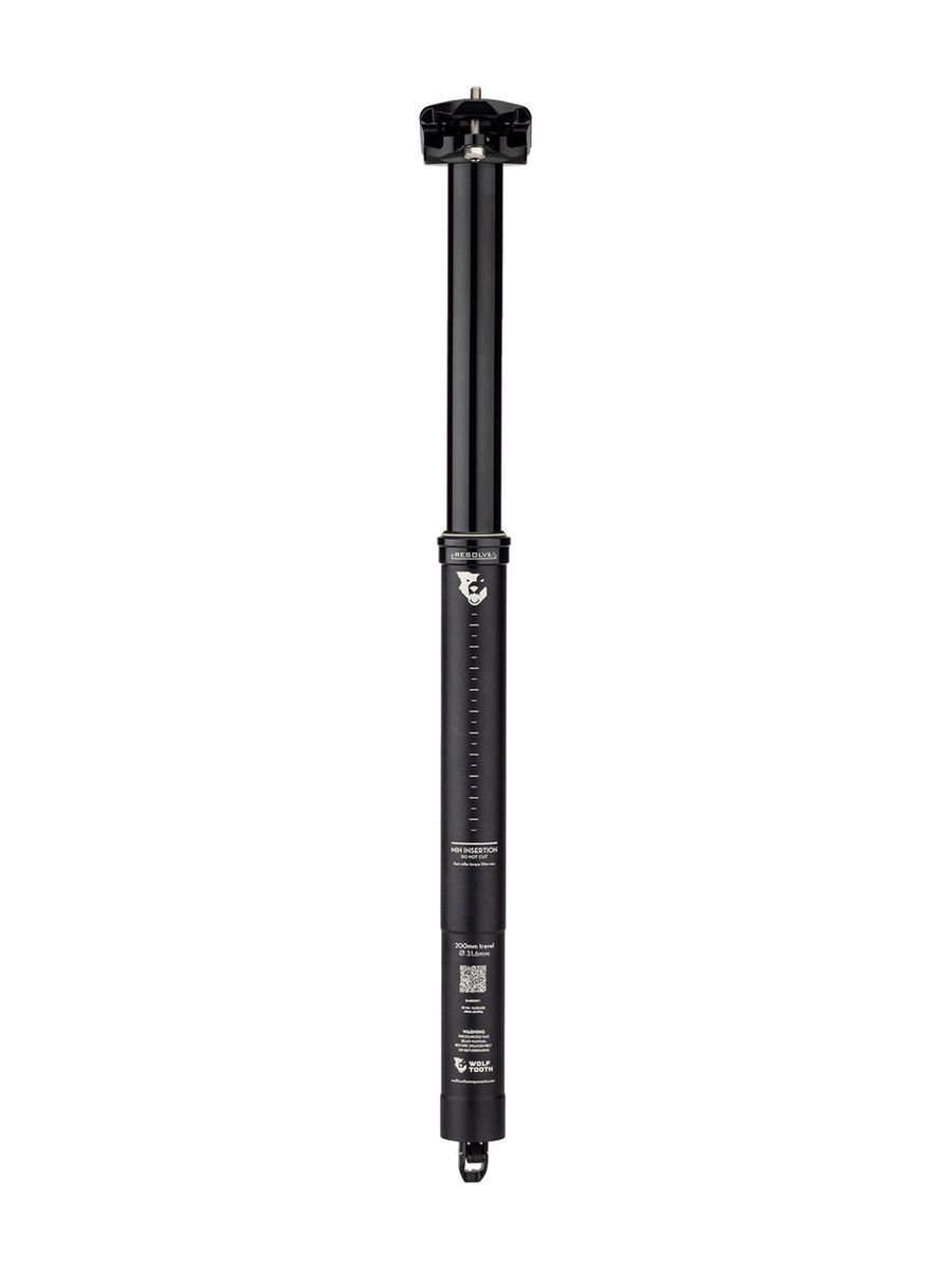 Wolf Tooth Resolve Dropper Post - 31,6 / 200 mm, black - Bild 1