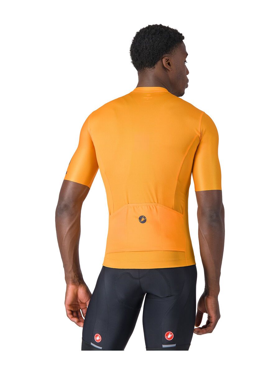 Castelli Entrata Apex Jersey, vivid orange/twilight blue - Bild 3