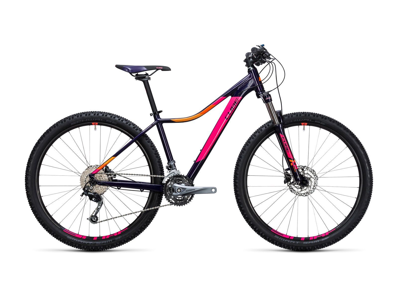 Cube Access WLS Pro 27.5, aubergine´n´pink - Bild 1