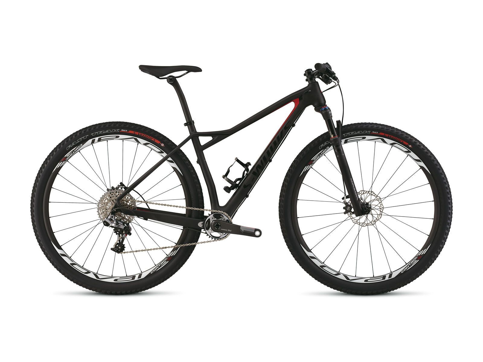 Specialized S-Works Fate Carbon, Satin Carbon/Gloss Flo Red/Gloss Black - Bild 1