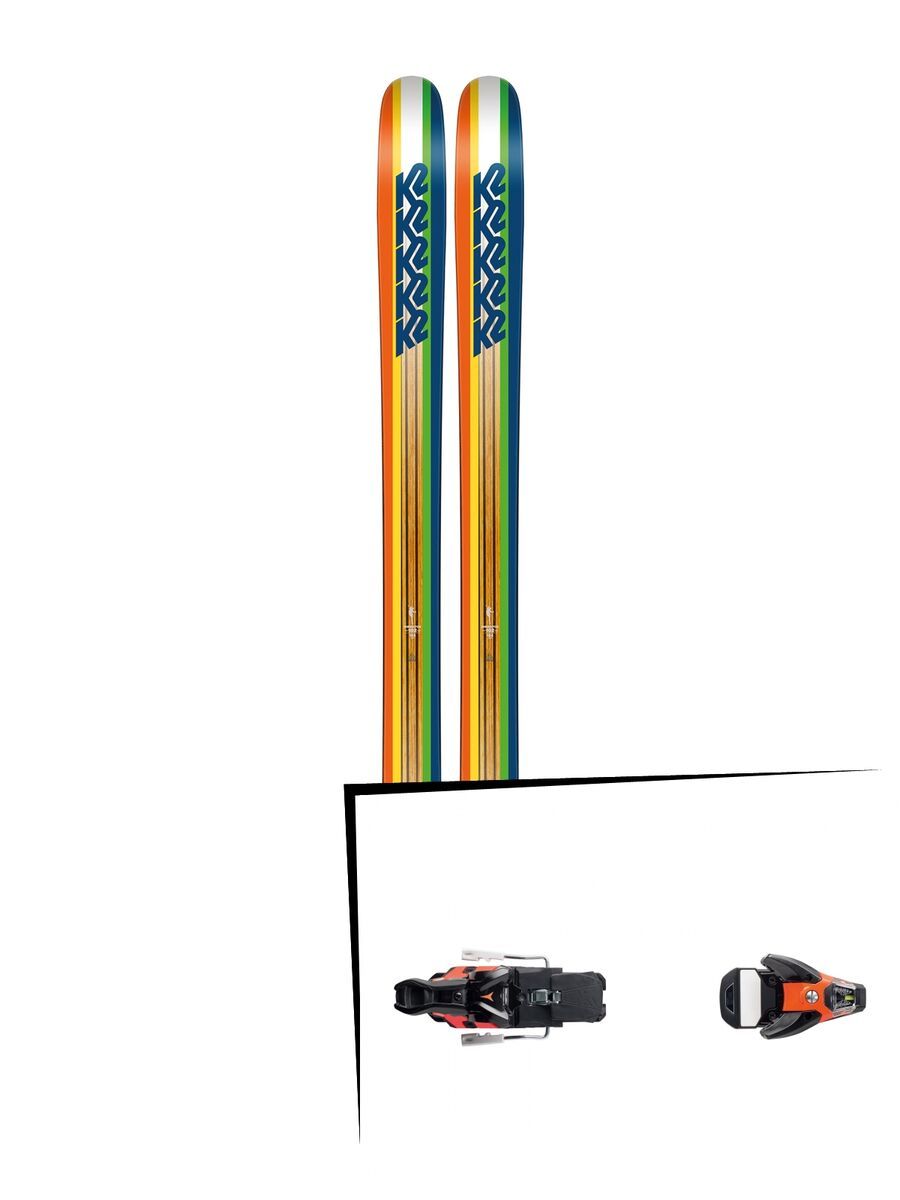 K2 SKI Set: Shreditor 102 2016 + Salomon STH2 WTR 16 - Bild 1