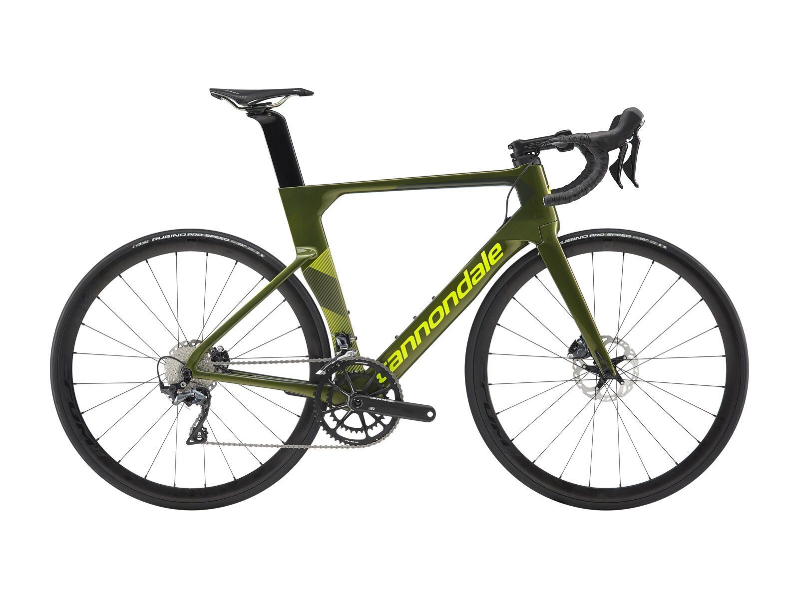 Cannondale SystemSix Carbon Ultegra, vulcan w/ green clay and volt - gloss - Bild 1
