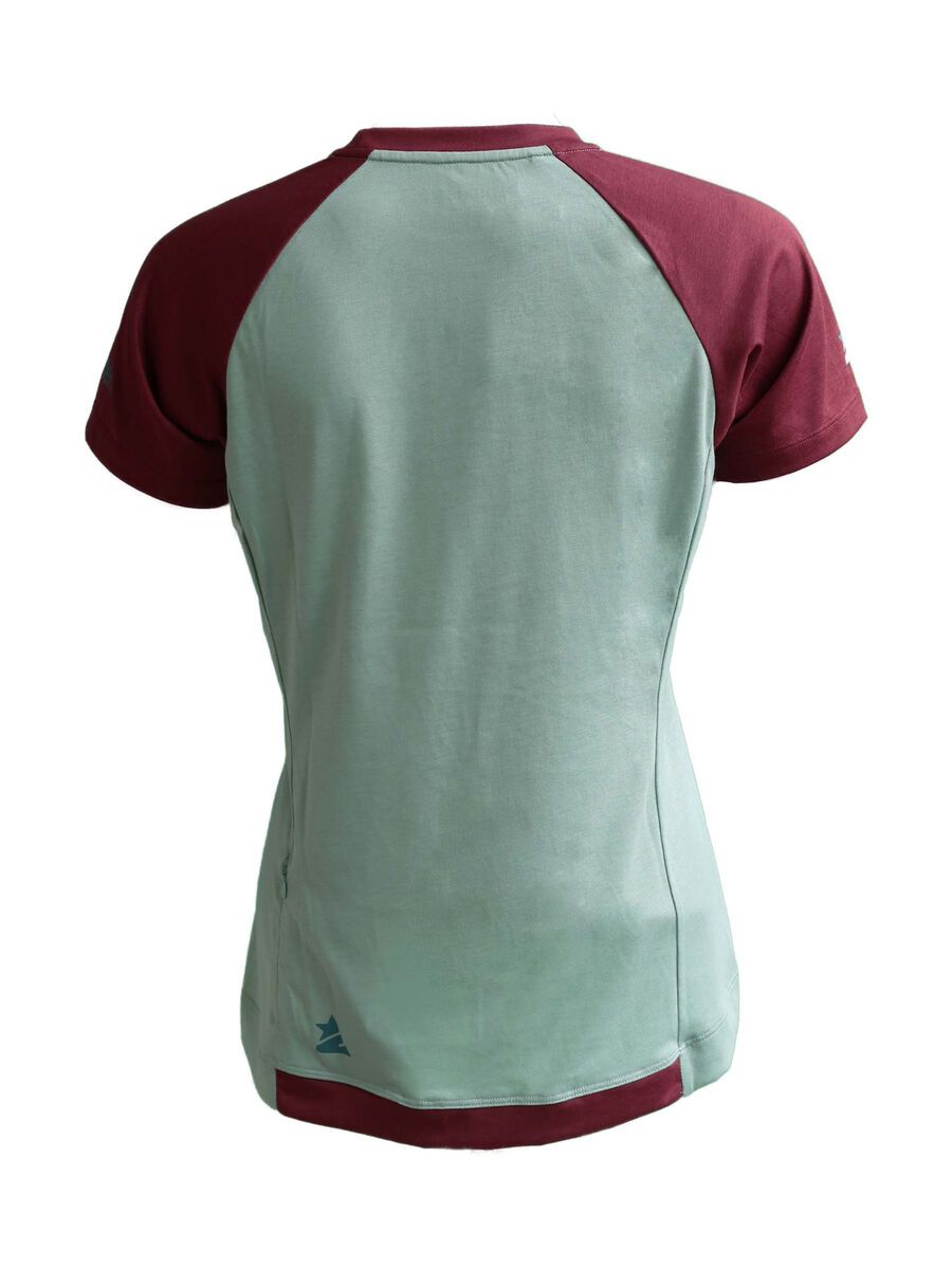 Zimtstern PureFlowz Shirt SS Wmns, granite green/windsor wine - Bild 2