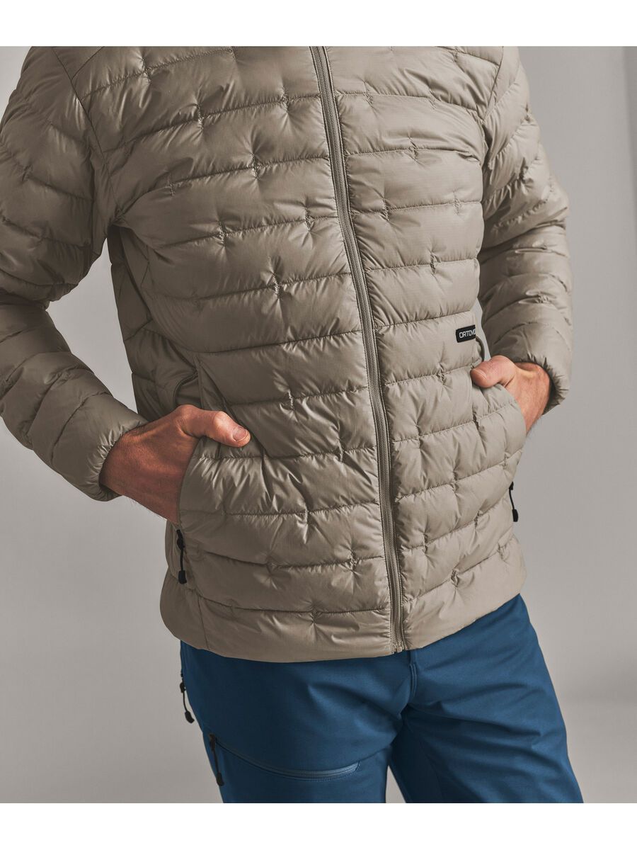 Ortovox DownWool 180 Jacket M, dark linen - Bild 3