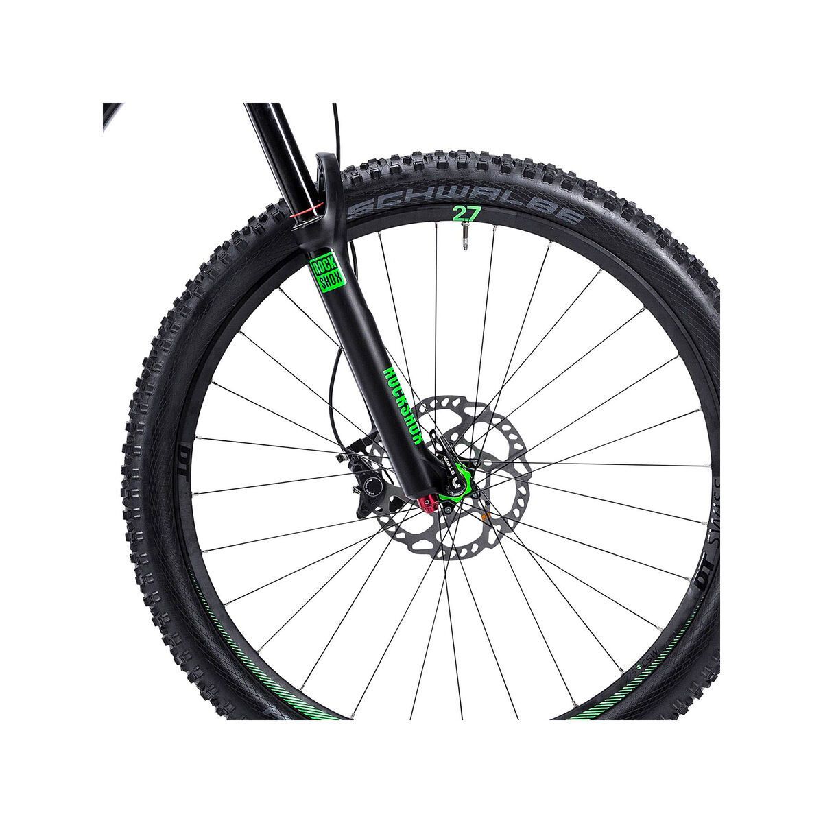 Cube Stereo Hybrid 140 HPA Race 27.5, black/neongreen - Bild 2