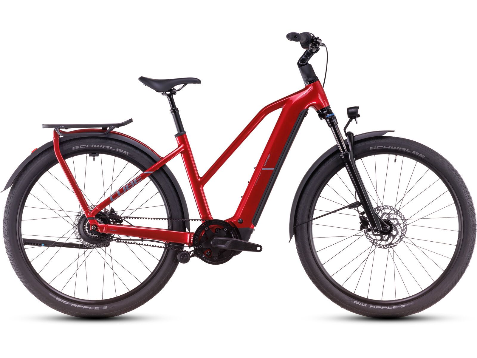 Cube Kathmandu Hybrid Comfort Pro 800 Trapeze, electricred´n´red - Bild 1