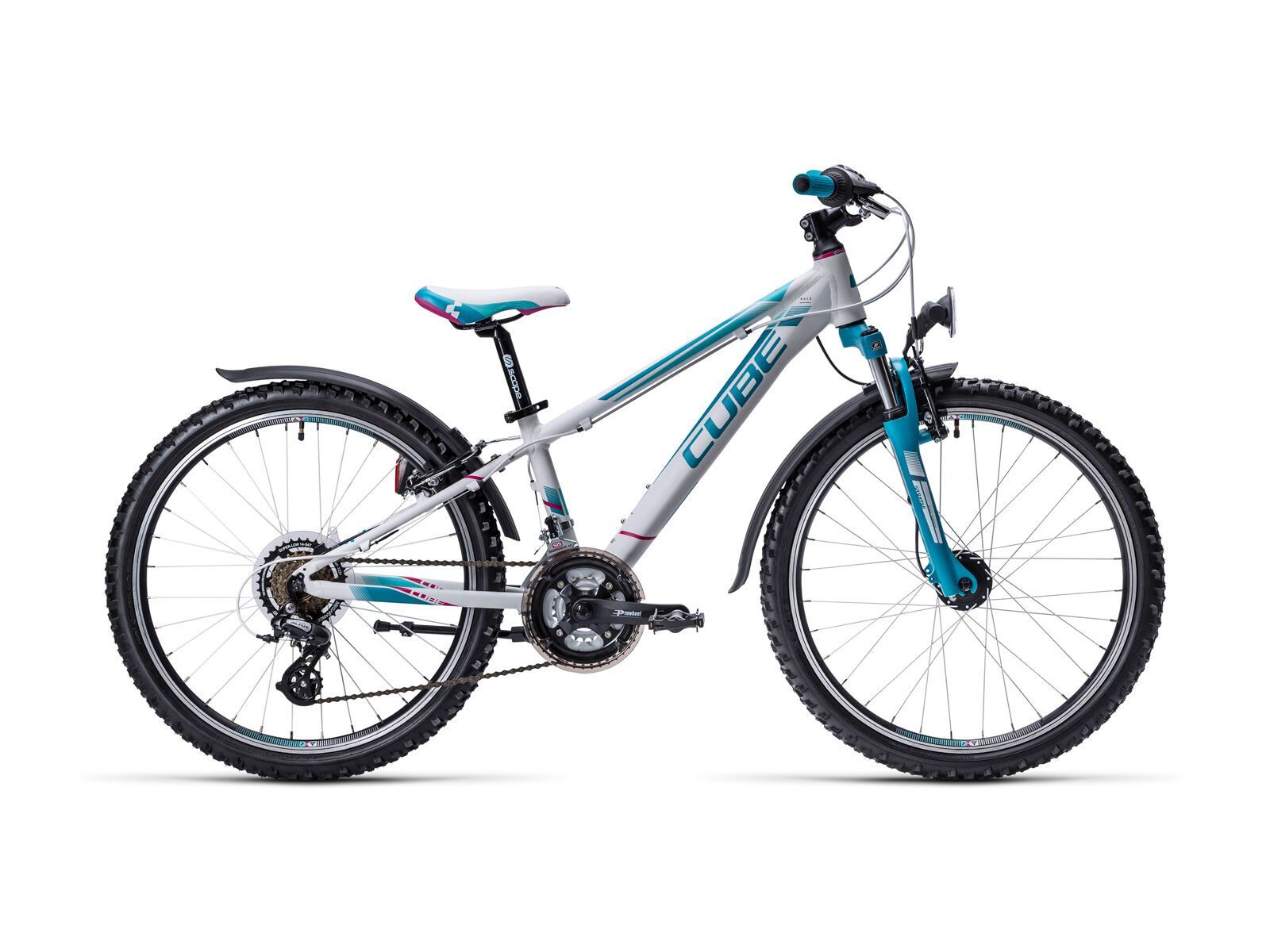 Cube Kid 240 Allroad, white/blue - Bild 1