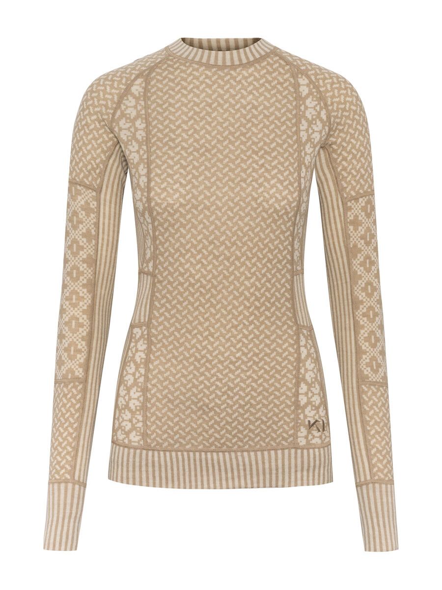 Kari Traa Smekker Long Sleeve, mocha - Bild 1