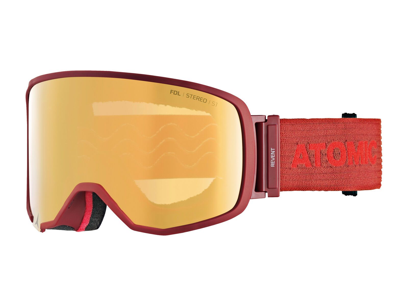 Atomic Revent L FDL Stereo OTG, red/Lens: pink-yellow stereo - Bild 1