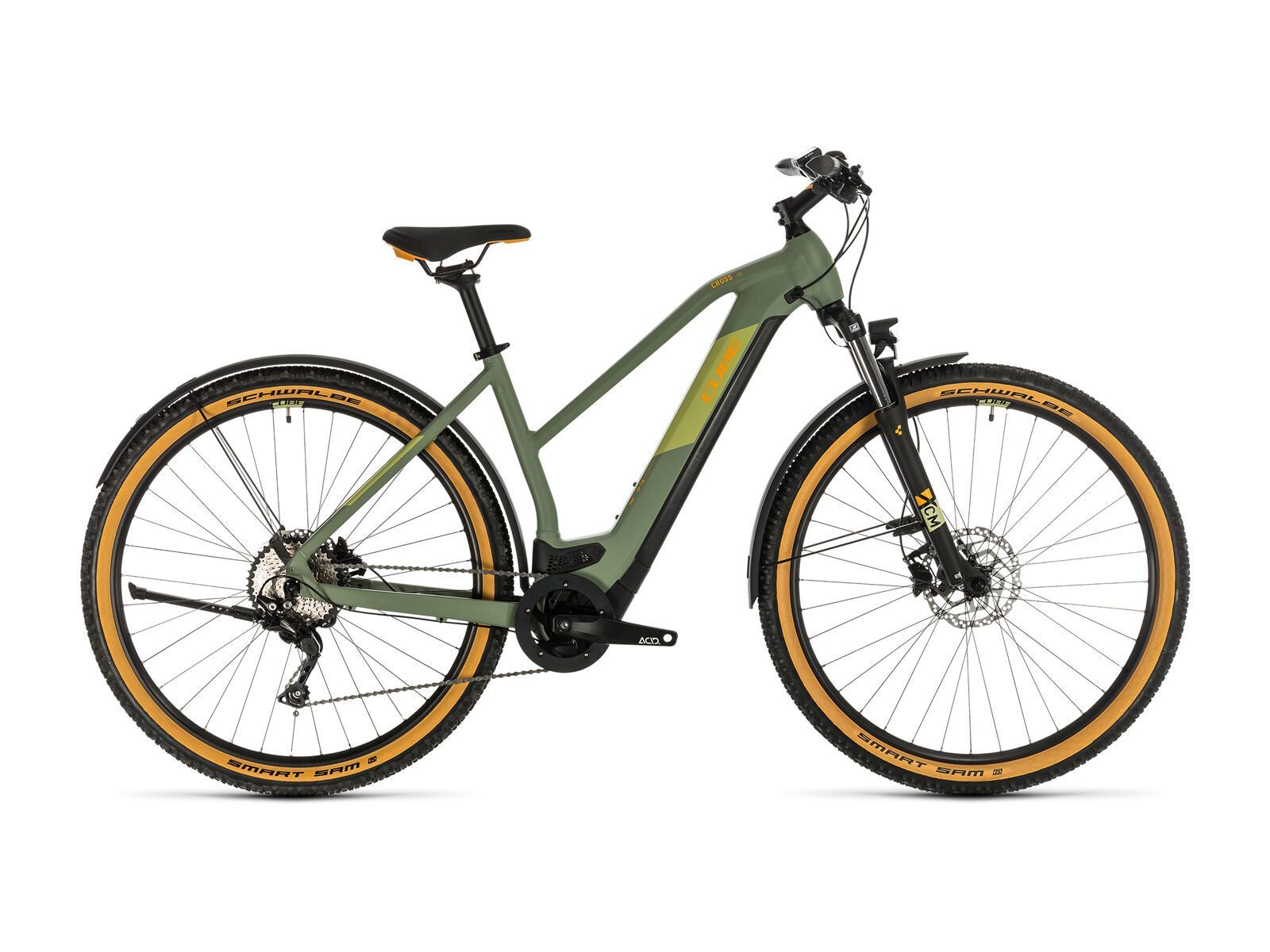 Cube Cross Hybrid Pro Allroad 625 Trapeze, green´n´orange - Bild 1