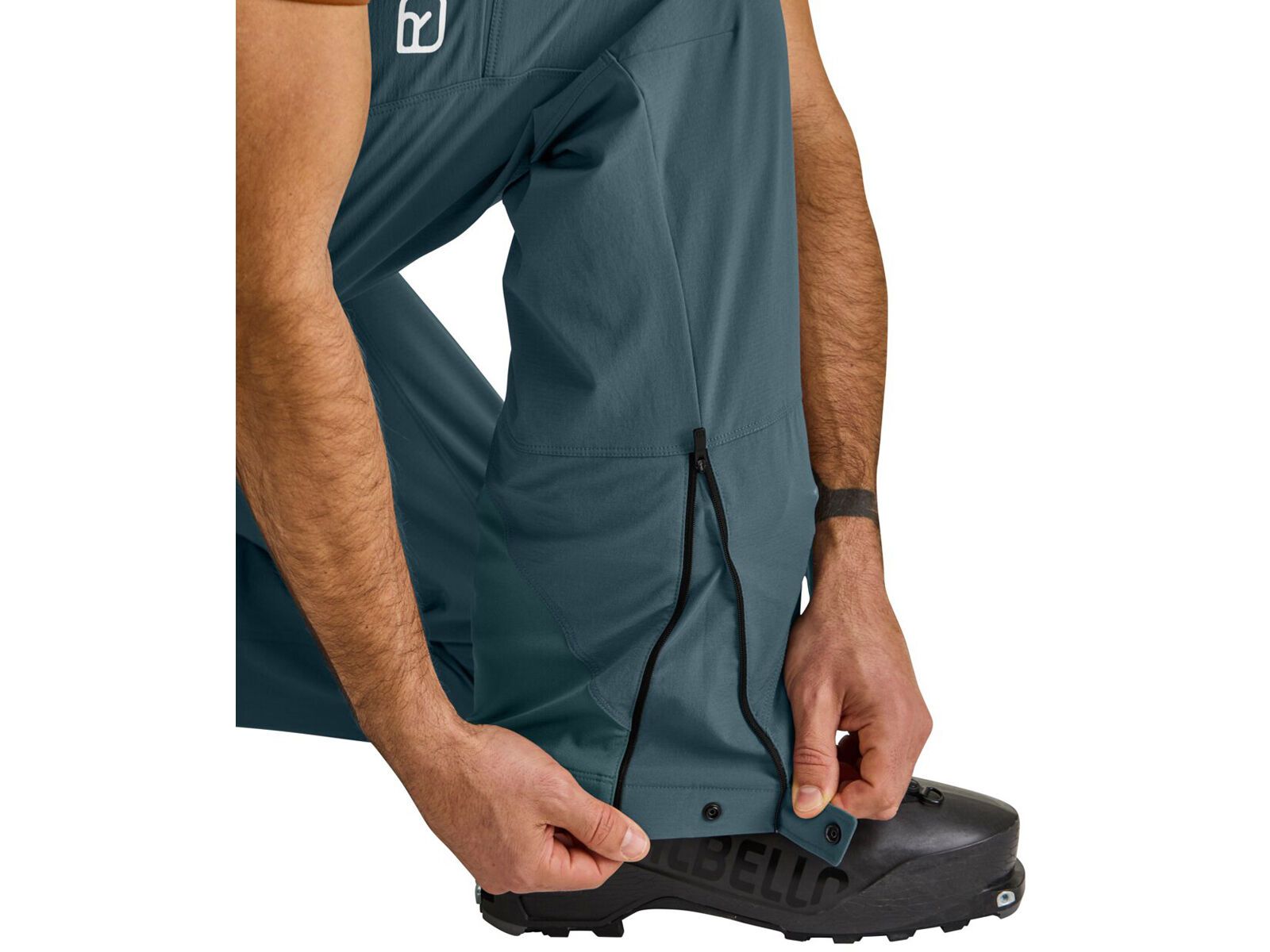 Ortovox Merino Airsolation Mondeval Pants M, dark arctic grey - Bild 3