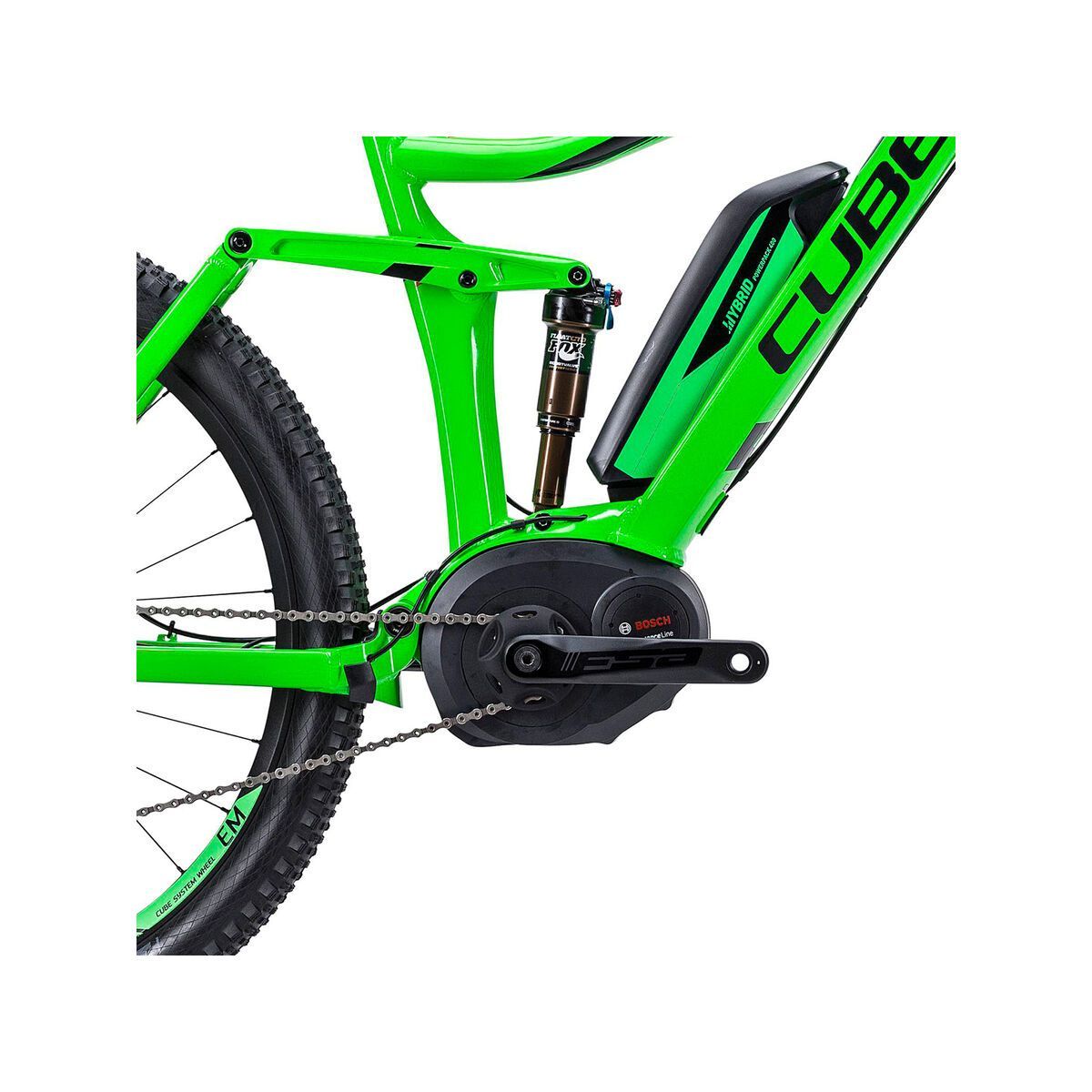 Cube Stereo Hybrid 140 HPA SL 27.5, green/orange - Bild 3