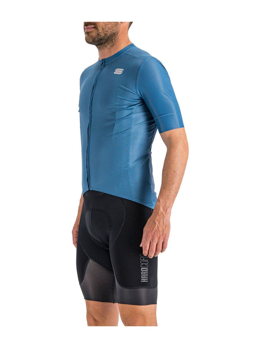 Sportful Checkmate Jersey, blue sea berry blue - Bild 3