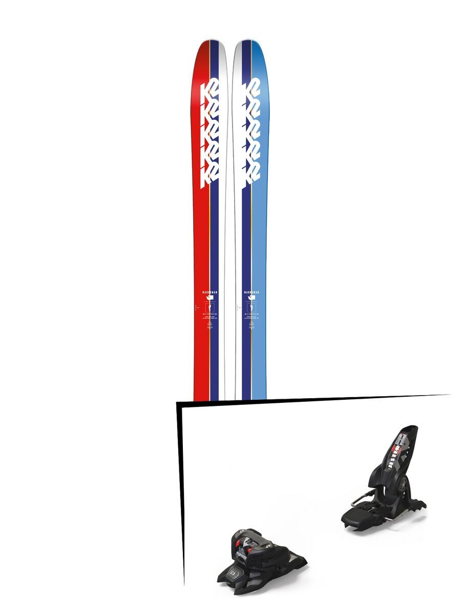Set: K2 SKI Marksman 2019 + Marker Jester 16 ID black - Bild 1