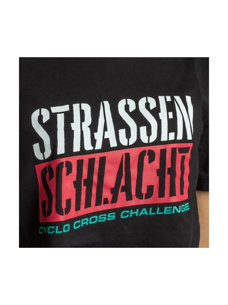BIKER-BOARDER Strassenschlacht Unisex T-Shirt Logo, schwarz - Bild 3