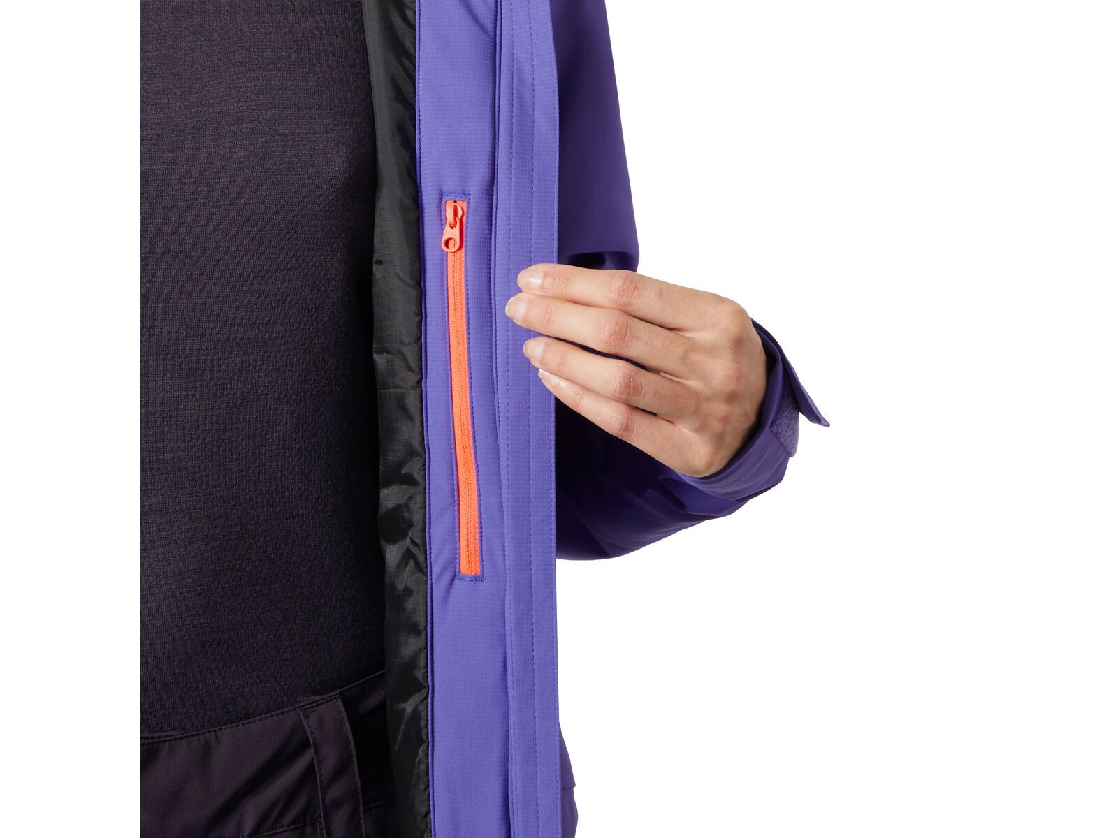 Helly Hansen Powchaser 2.0 Jacket Damen, black grape - Bild 10
