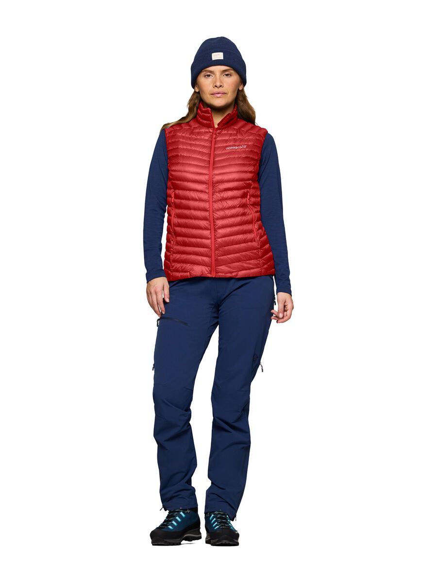 Norrona trollveggen down800 super light Vest W's, baked apple - Bild 4