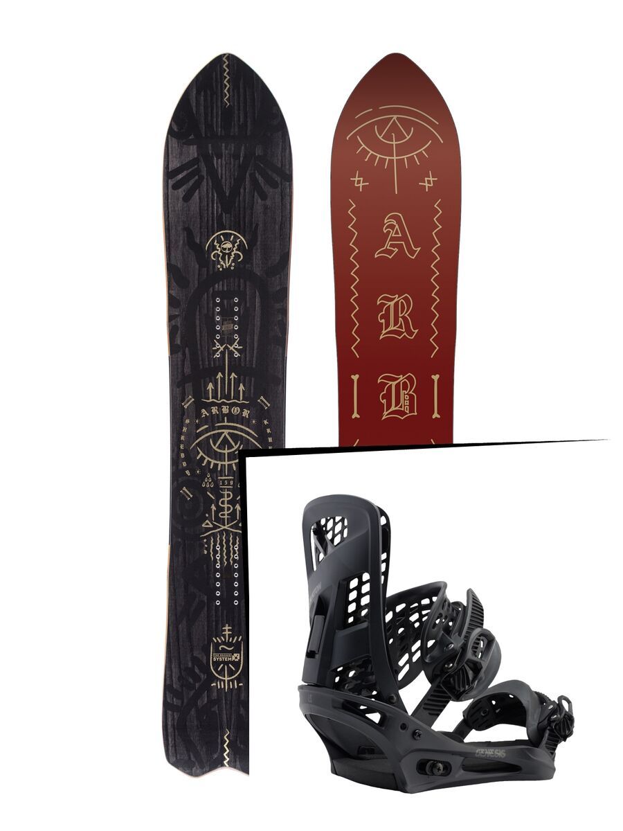 Set: Arbor Shreddy Krueger 2017 + Burton Genesis (1712772S) - Bild 1