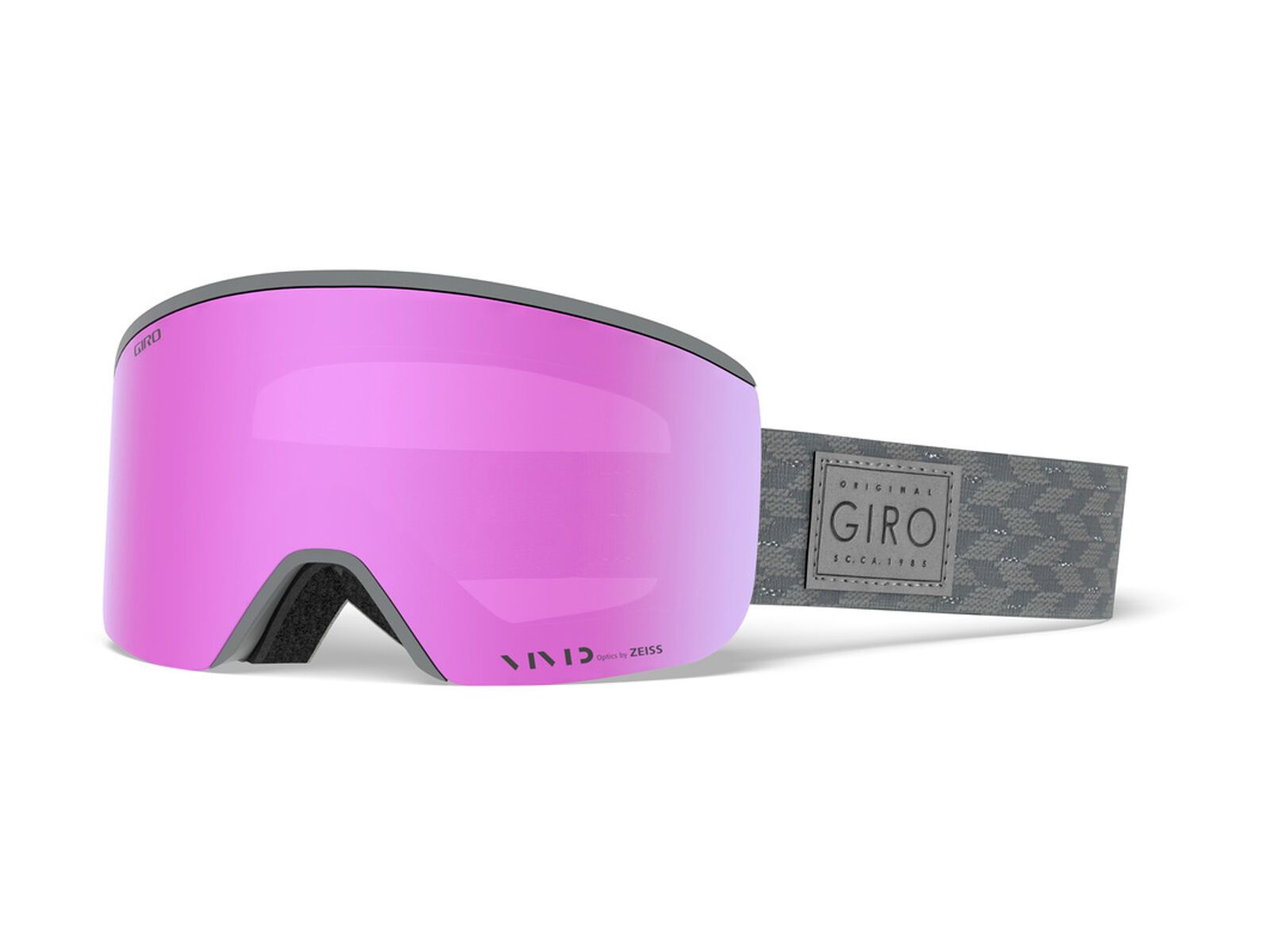 Giro Ella inkl. WS, titanium shimmer/Lens: vivid pink - Bild 1
