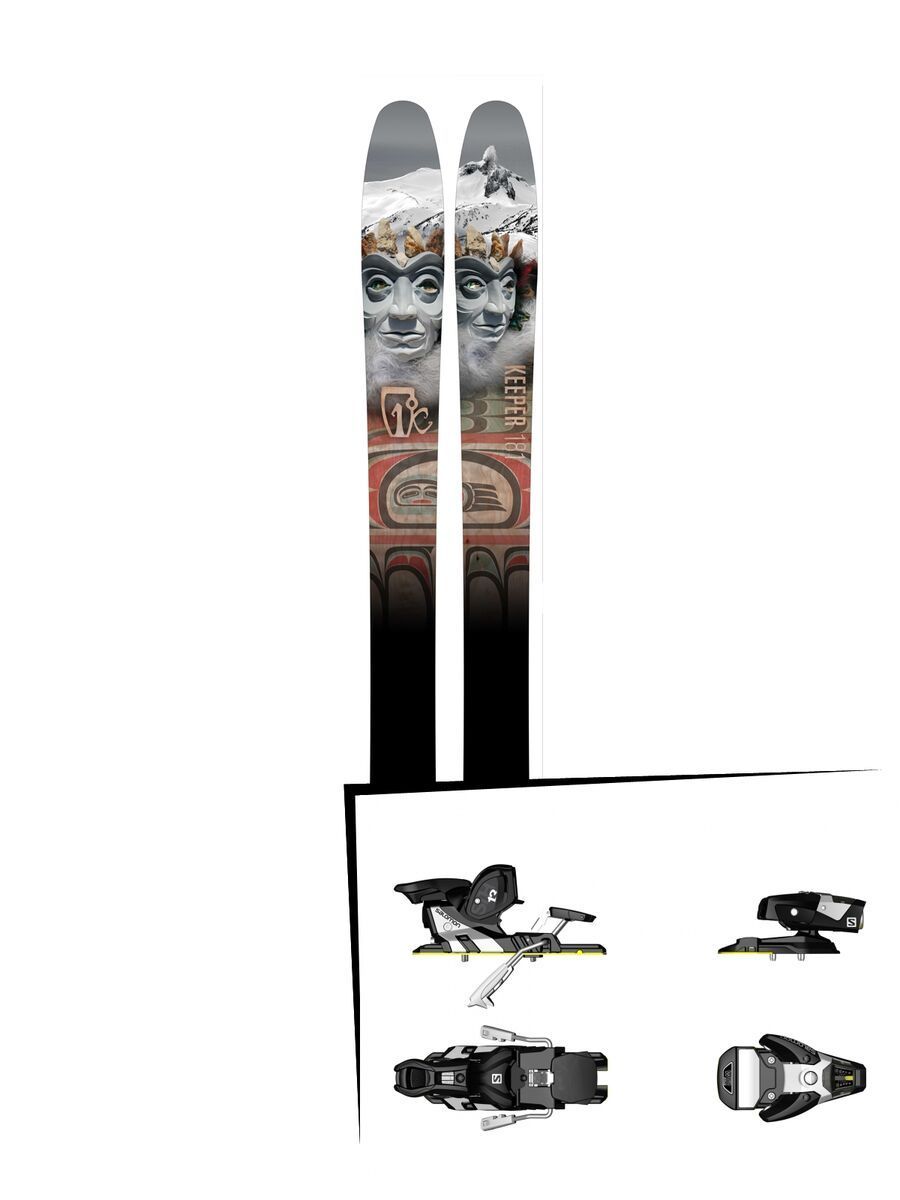 Set: Icelantic Keeper 2016 + Salomon STH2 WTR 13 (1456105) - Bild 1
