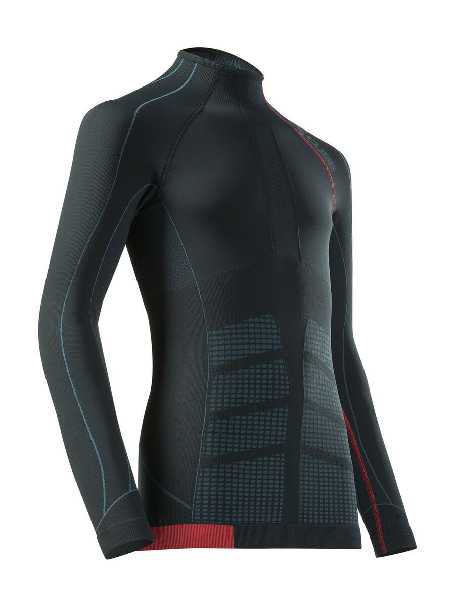 Cube Funktionsunterhemd Blackline langarm Cold Conditions, black´n´grey´n´red - Bild 1