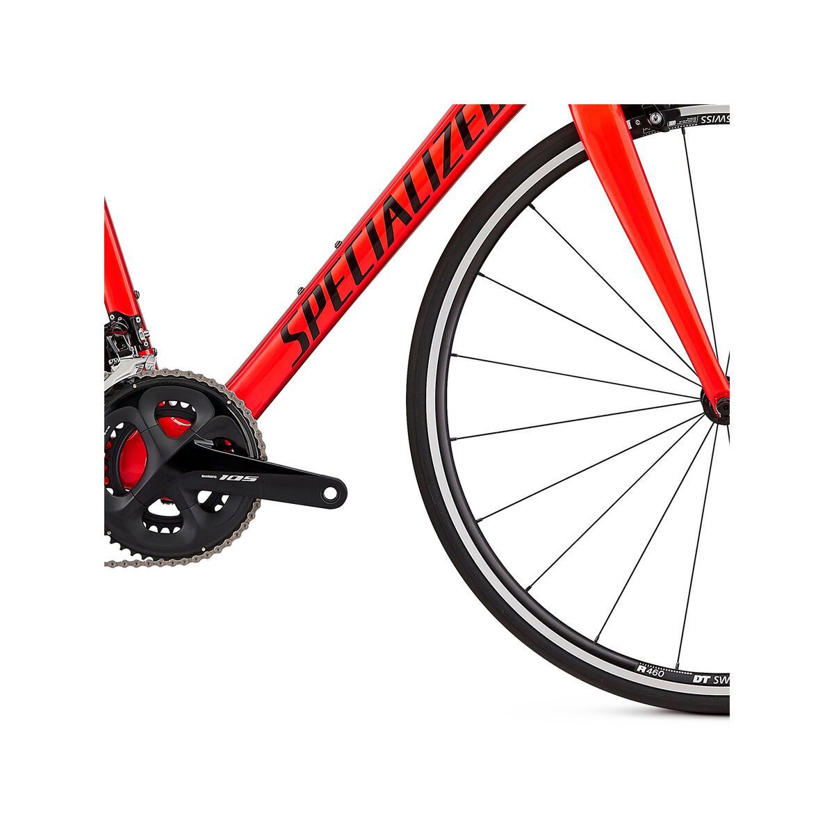 Specialized Tarmac Sport, gloss candy red/rocket red/tarmac black/clean - Bild 5