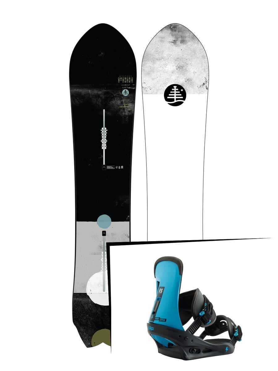 Set: Burton Family Tree Mystery Fish 2019 + Burton Freestyle cobalt blue - Bild 1