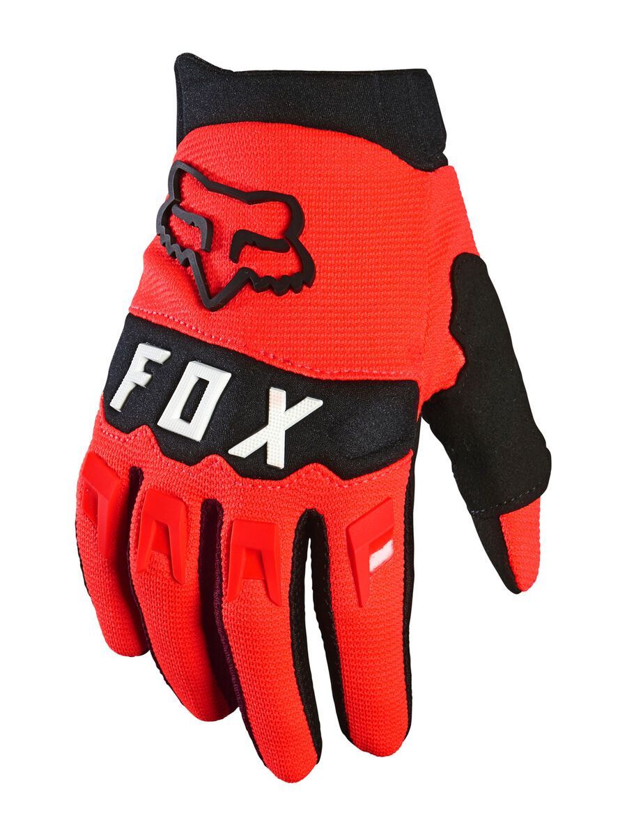 Fox Youth Dirtpaw Glove, flo red - Bild 1