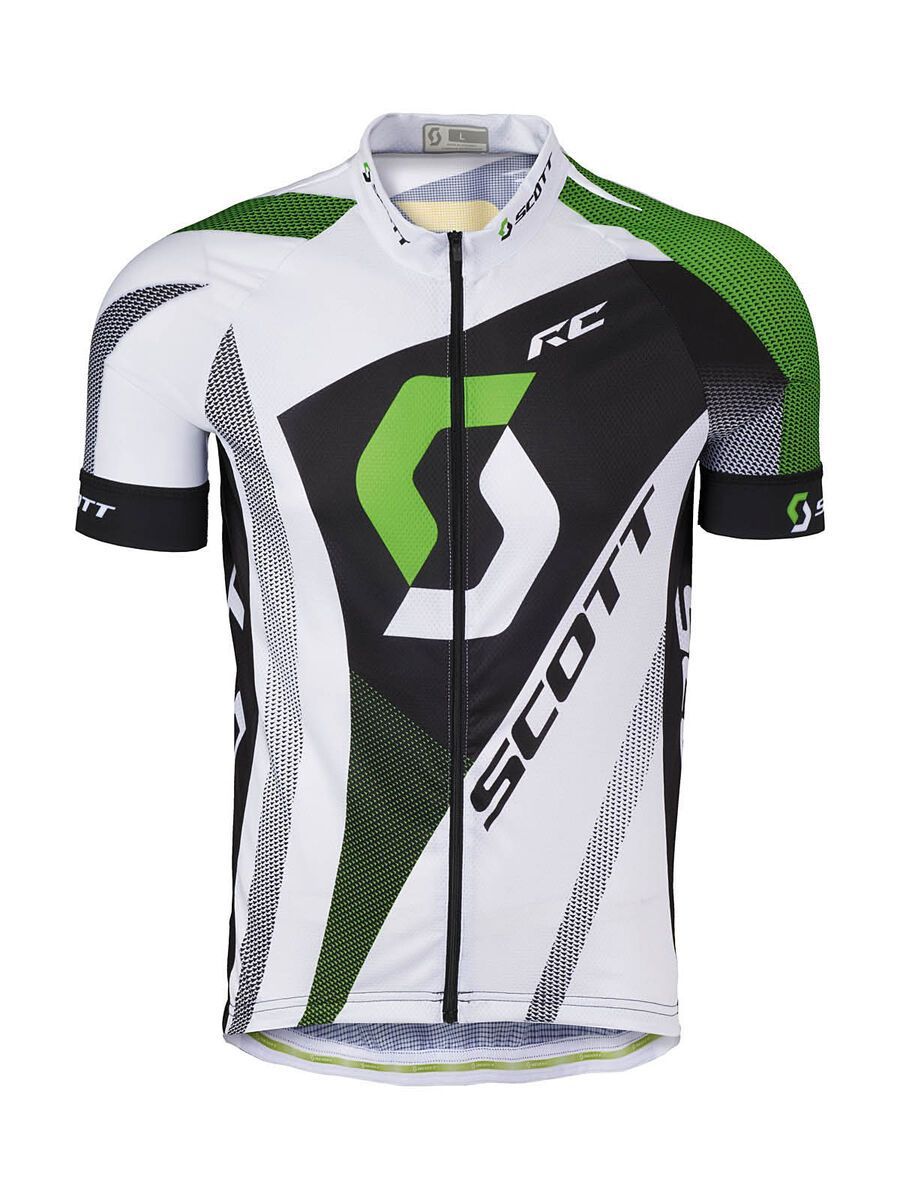 Scott RC Pro s/sl Shirt, white/green - Bild 1
