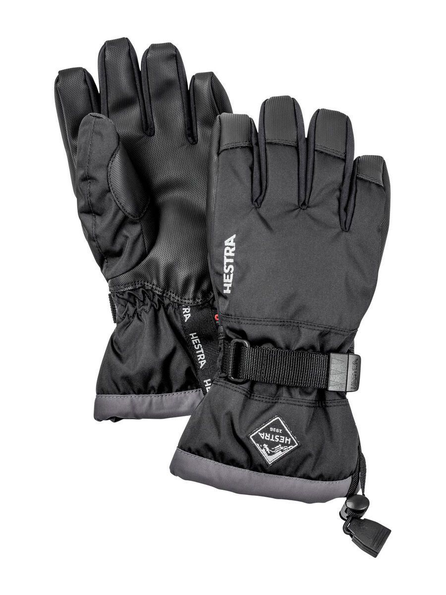 Hestra Gauntlet CZone Jr. 5 Finger, svart/grafit - Bild 1