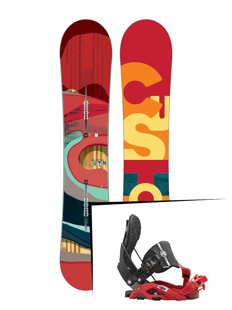 Set: Burton Custom Flying V 2016 + Flow Nexus Hybrid (1513169S) - Bild 1