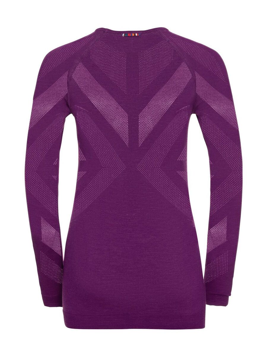 Odlo Women's Natural + Kinship Warm Baselayer Top, charisma melange - Bild 2
