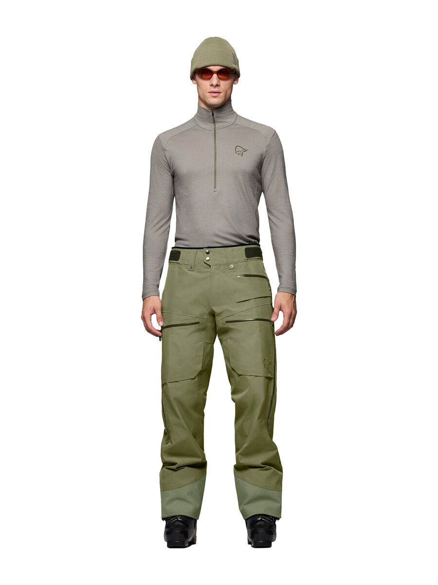 Norrona lofoten Gore-Tex Insulated Pants M's, deep lichen green - Bild 4