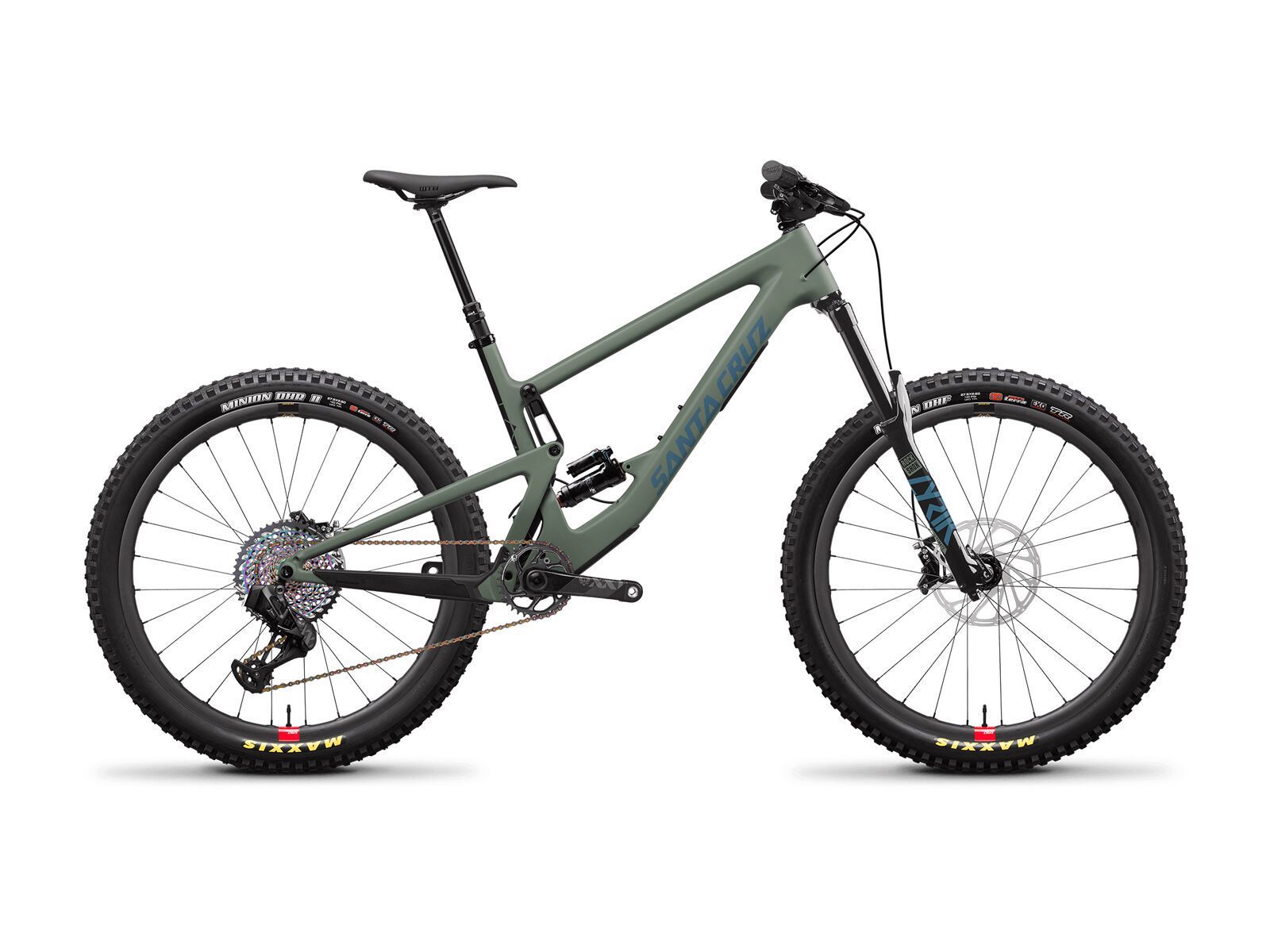 Santa Cruz Bronson CC XX1+ Reserve, matte olive and blue - Bild 1