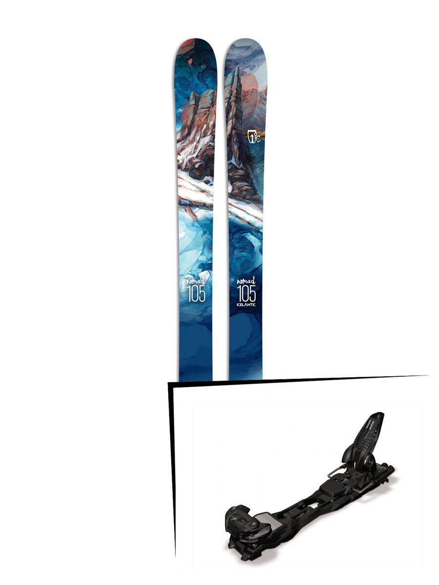 Set: Icelantic Nomad 105 2017 + Marker Duke EPF 16 (1247000S) - Bild 1