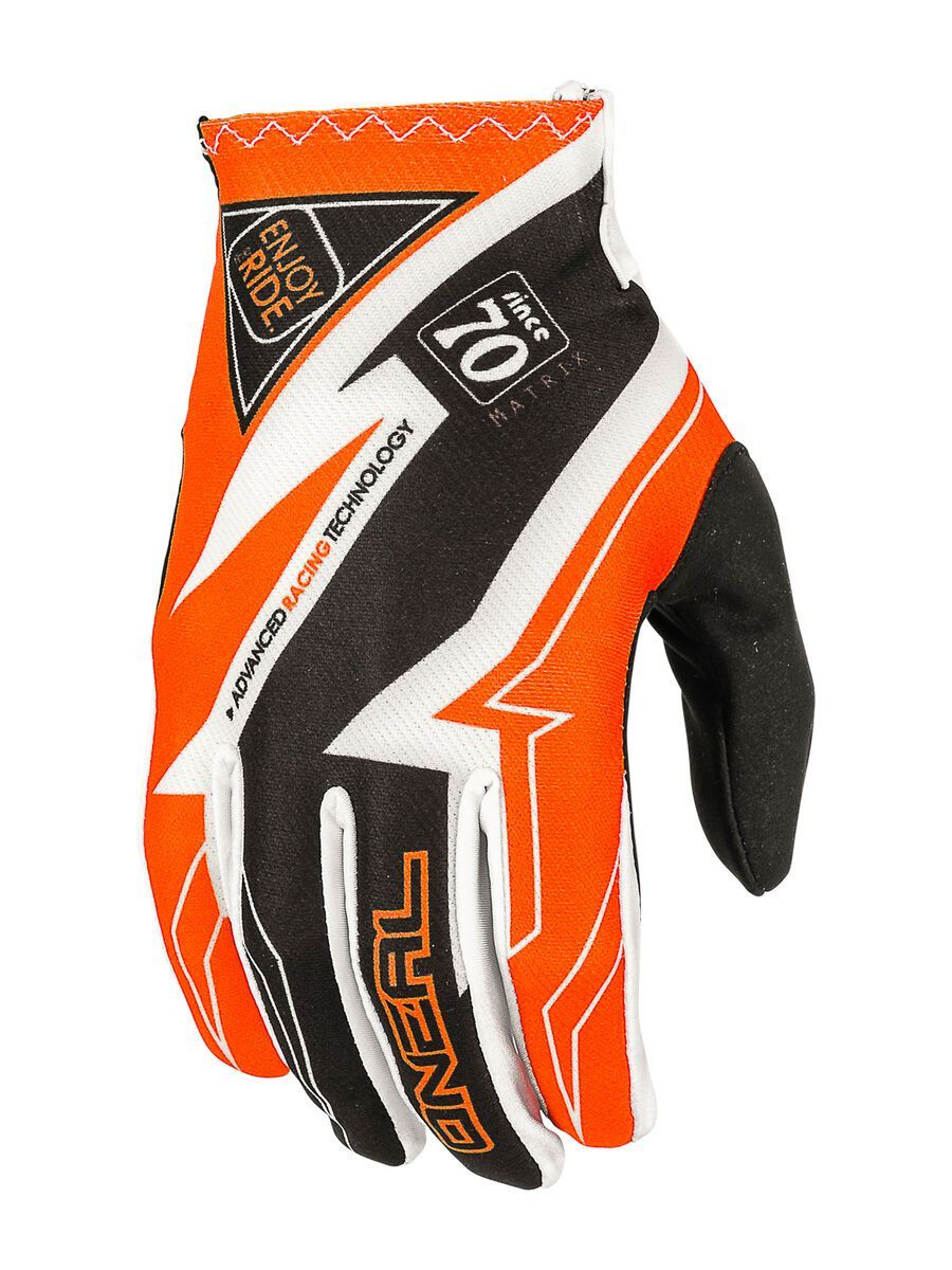 ONeal Matrix Kids Gloves Racewear, black/orange - Bild 1