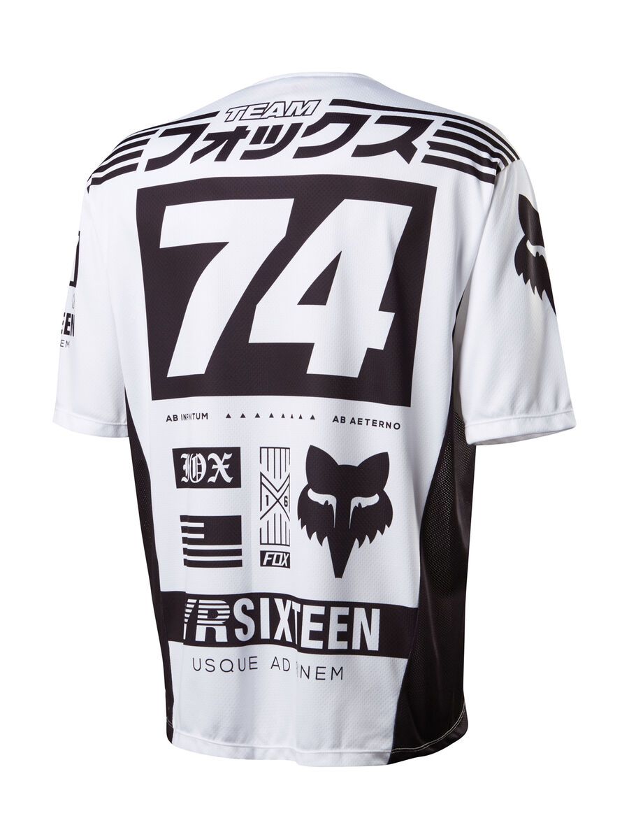 Fox Demo SS Union Jersey, white - Bild 2
