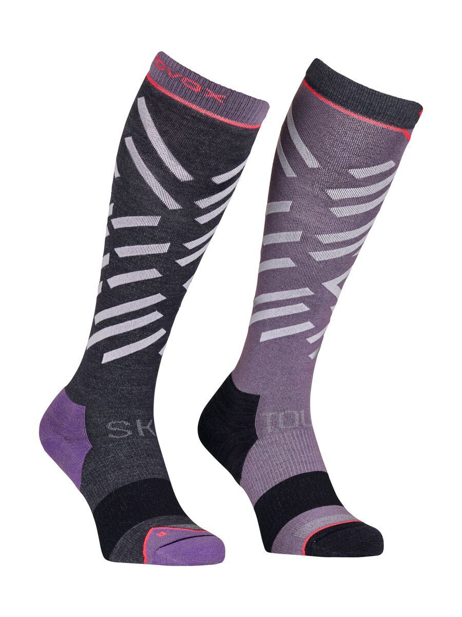 Ortovox Ski Tour Long Socks W, black raven - Bild 1