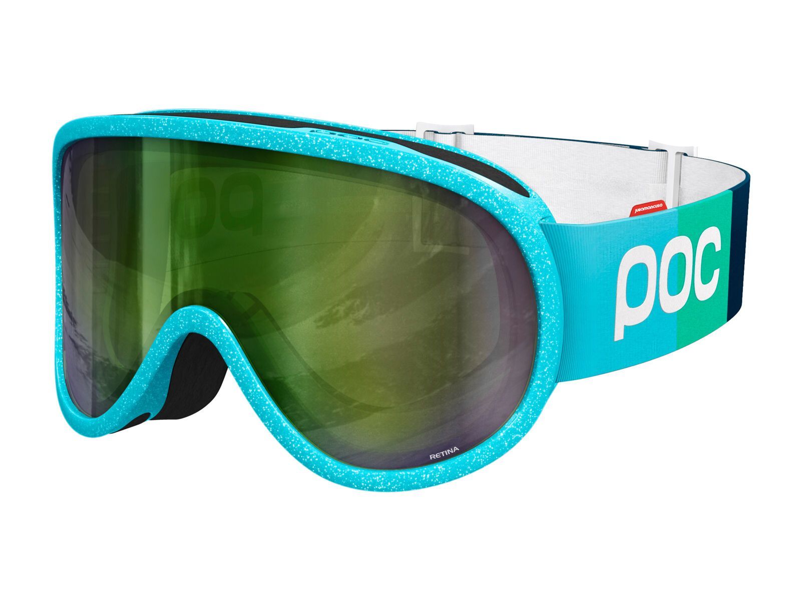 POC Retina Julia Mancuso ed., julia blue/Lens: persimmon green mirror - Bild 1