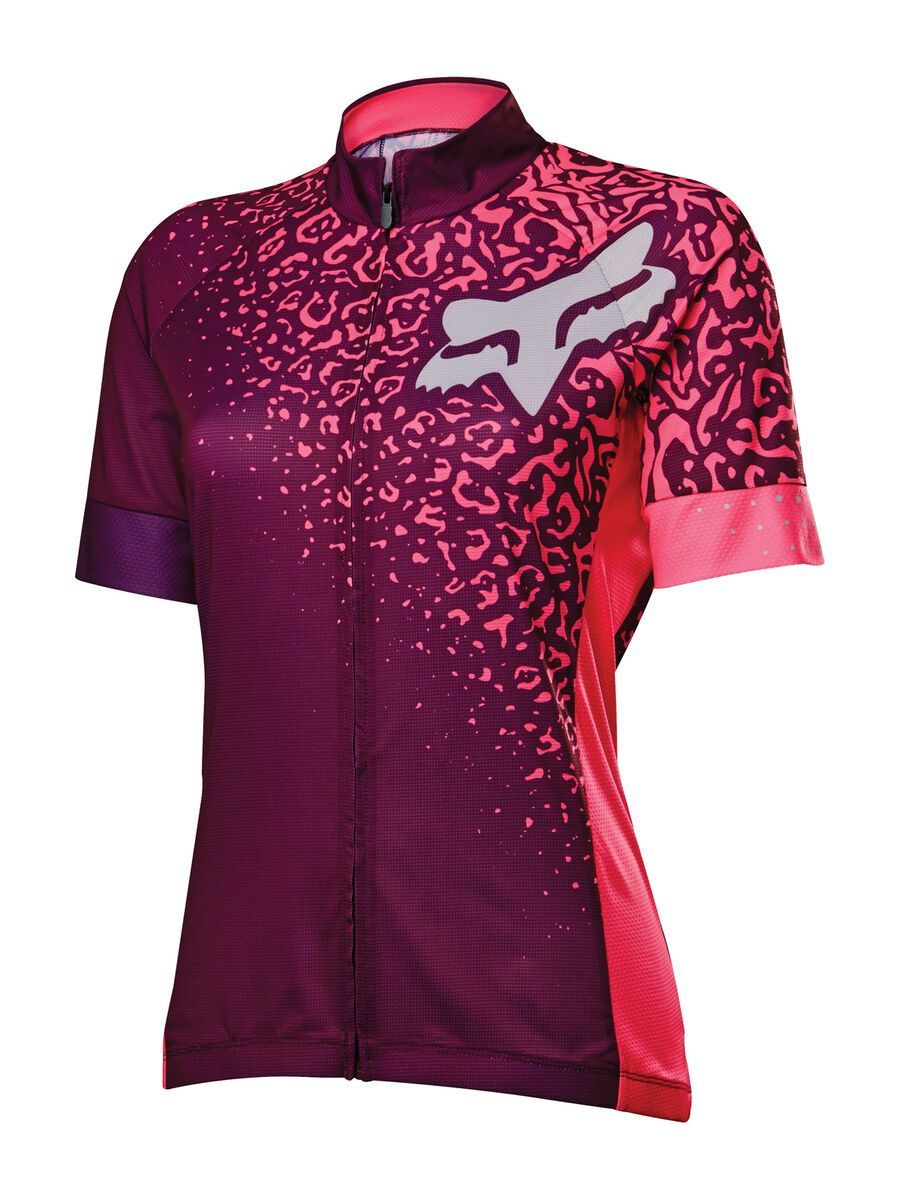 Fox Womens Switchback Comp SS Jersey, plum - Bild 1