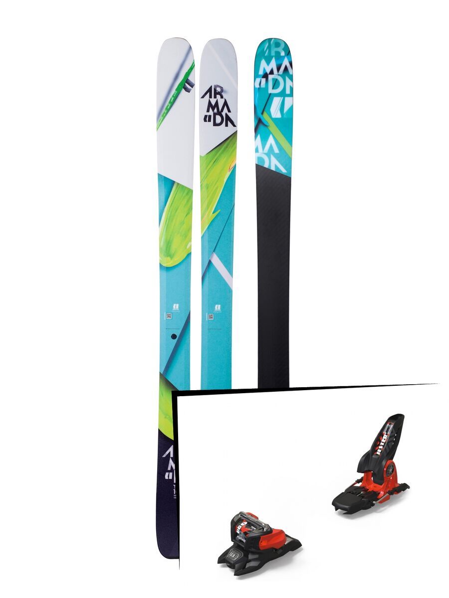 Set: Armada Trace 108 2018 + Marker Jester 18 Pro ID black/flo-red - Bild 1