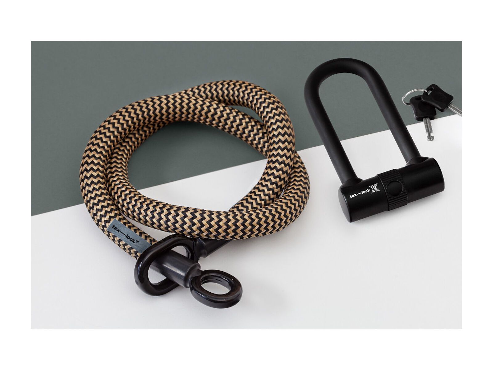 Tex-Lock Eyelet M 120 cm + X-Lock, gold - Bild 1